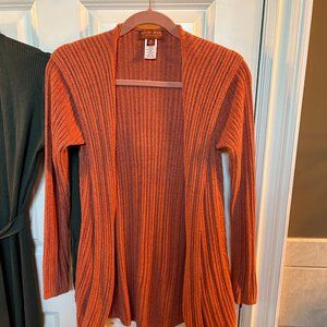 Barefoot Dreams CozyChic Ultra Lite Oasis Hooded Ribbed Cardigan - Size XS